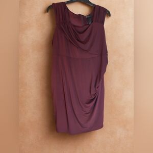 Lane Bryant Deep Burgundy Dress